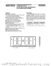 V43648Z04VCTG-75 datasheet pdf Mosel Vitelic Corp