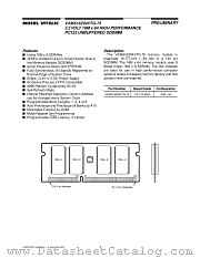 V436516Z04VTG-75 datasheet pdf Mosel Vitelic Corp