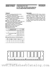 V436532S04VATG-75 datasheet pdf Mosel Vitelic Corp