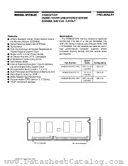 V436632Y24VXTG-75 datasheet pdf Mosel Vitelic Corp