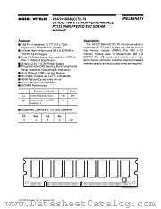 V437216S04VCTG-75 datasheet pdf Mosel Vitelic Corp