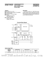V61C31161024 datasheet pdf Mosel Vitelic Corp