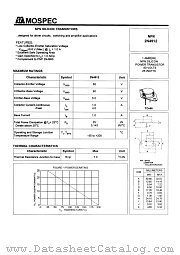 2N4912 datasheet pdf MOSPEC Semiconductor