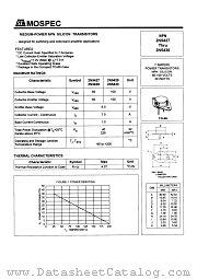 2N5430 datasheet pdf MOSPEC Semiconductor