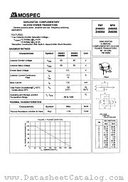 2N6053 datasheet pdf MOSPEC Semiconductor