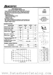 2N6543 datasheet pdf MOSPEC Semiconductor