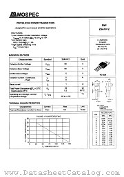 2SA1012 datasheet pdf MOSPEC Semiconductor