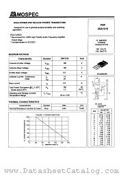 2SA1215 datasheet pdf MOSPEC Semiconductor