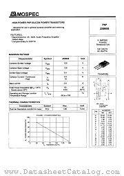 2SB688 datasheet pdf MOSPEC Semiconductor
