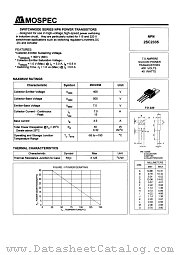 2SC2335 datasheet pdf MOSPEC Semiconductor