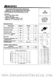 2SC2502 datasheet pdf MOSPEC Semiconductor