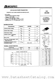 2SC2908 datasheet pdf MOSPEC Semiconductor