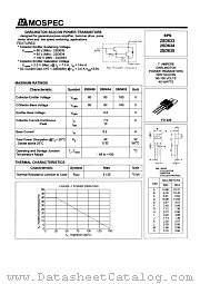 2SD635 datasheet pdf MOSPEC Semiconductor