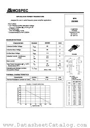 2SD880 datasheet pdf MOSPEC Semiconductor