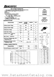 BU406D datasheet pdf MOSPEC Semiconductor