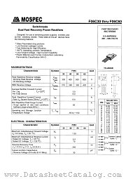 F06C40 datasheet pdf MOSPEC Semiconductor