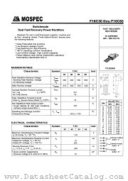 F16C40 datasheet pdf MOSPEC Semiconductor