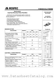F30D60 datasheet pdf MOSPEC Semiconductor