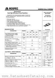H30D30 datasheet pdf MOSPEC Semiconductor