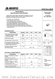 HS16 datasheet pdf MOSPEC Semiconductor