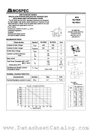 MJ10020 datasheet pdf MOSPEC Semiconductor