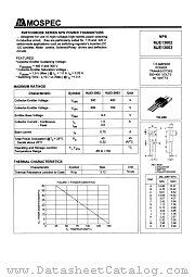 MJE13002 datasheet pdf MOSPEC Semiconductor