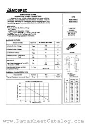 MJE16004 datasheet pdf MOSPEC Semiconductor