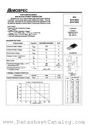MJH16004 datasheet pdf MOSPEC Semiconductor