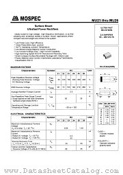MU25 datasheet pdf MOSPEC Semiconductor