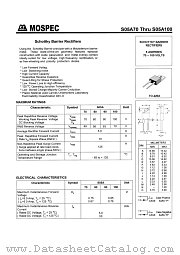 S05A100 datasheet pdf MOSPEC Semiconductor