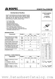 S10A80 datasheet pdf MOSPEC Semiconductor