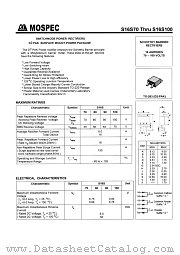 S16S80 datasheet pdf MOSPEC Semiconductor