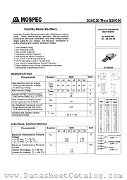 S20C30 datasheet pdf MOSPEC Semiconductor