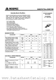 S20C90 datasheet pdf MOSPEC Semiconductor