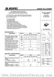 S20S40 datasheet pdf MOSPEC Semiconductor
