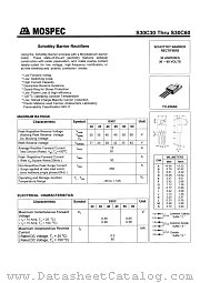 S30C30 datasheet pdf MOSPEC Semiconductor