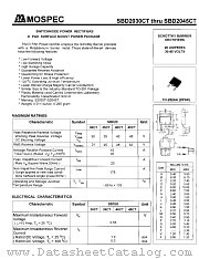 SBD2040CT datasheet pdf MOSPEC Semiconductor
