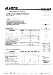 SF110 datasheet pdf MOSPEC Semiconductor