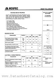 SR208 datasheet pdf MOSPEC Semiconductor