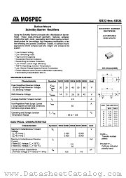 SR26 datasheet pdf MOSPEC Semiconductor