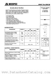 SR5100 datasheet pdf MOSPEC Semiconductor