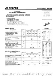 U06C60 datasheet pdf MOSPEC Semiconductor