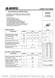 U15A15 datasheet pdf MOSPEC Semiconductor