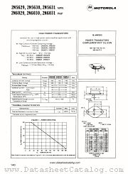 2N6029 datasheet pdf Motorola