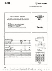 2N6569 datasheet pdf Motorola