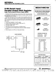 MC74HC164N datasheet pdf Motorola