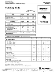 BAS16LT1 datasheet pdf Motorola