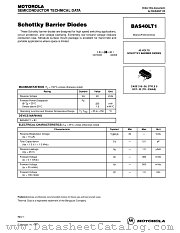 BAS40LT1 datasheet pdf Motorola