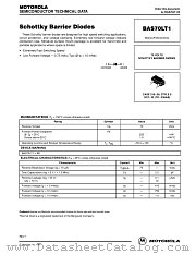 BAS70LT1 datasheet pdf Motorola