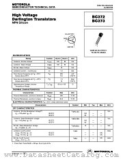 BC372 datasheet pdf Motorola